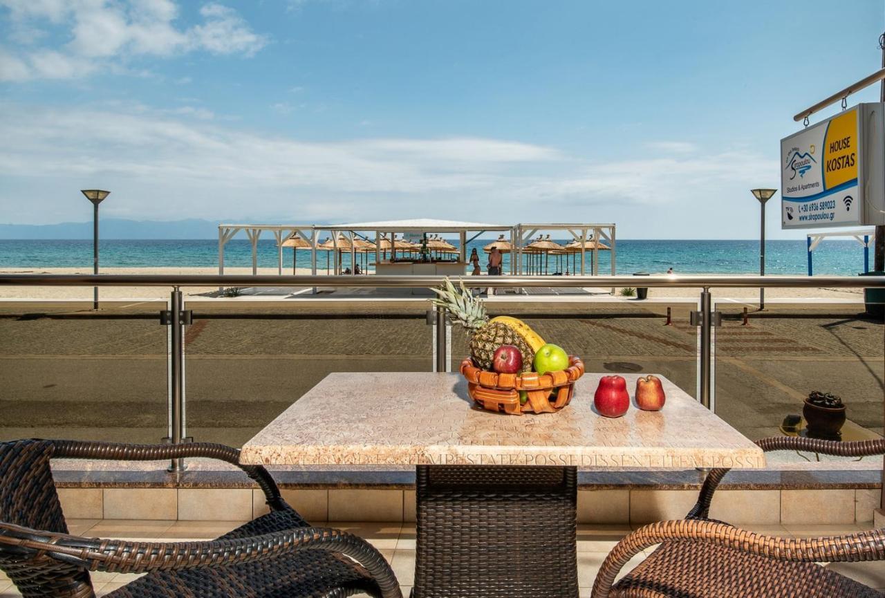 House Kostas On The Beach Sarti Exteriér fotografie
